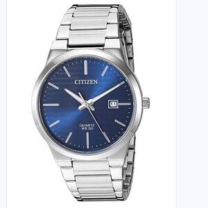 Men's Citizen Classic Stainless Steel Blue Dial Watch BI5060-51L